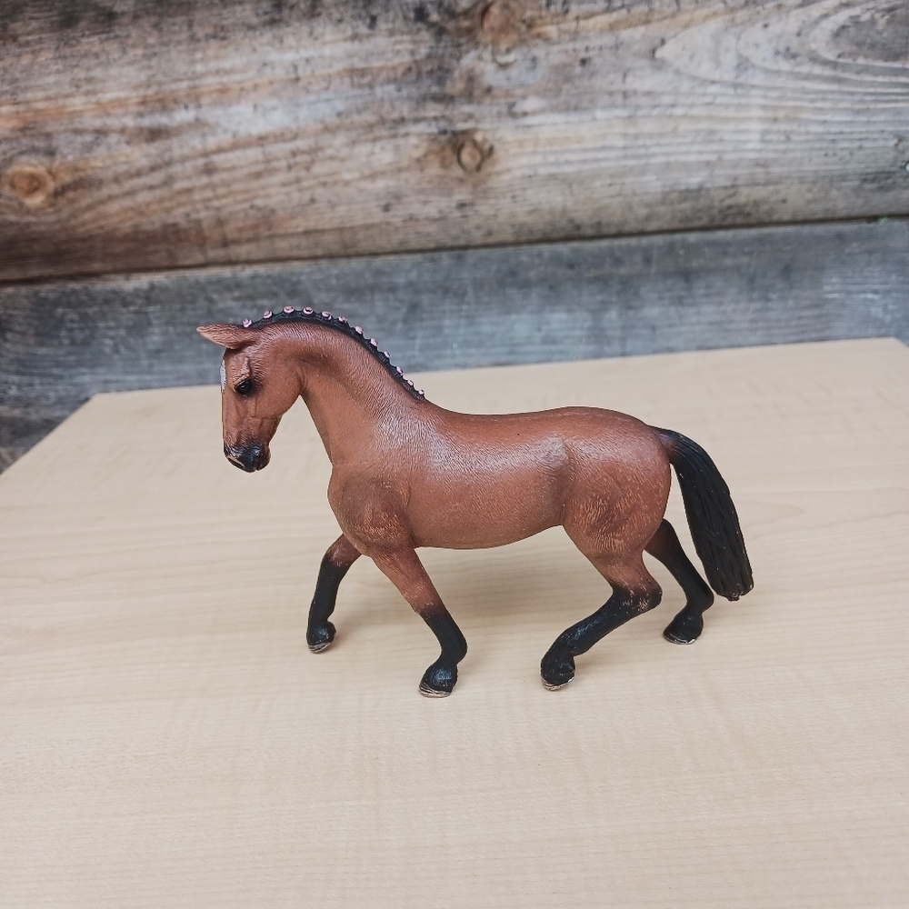 Schleich Horse HANOVERIAN Bay Mare 13817 Dressage Show Retired